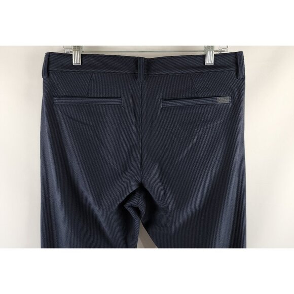 Rhone Pants Mens 32x33 Navy Blue Big Easy Searsucker Pant NWT - Picture 9 of 14